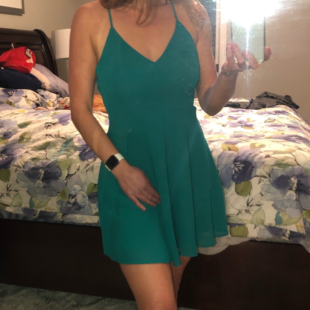 Teal Dress